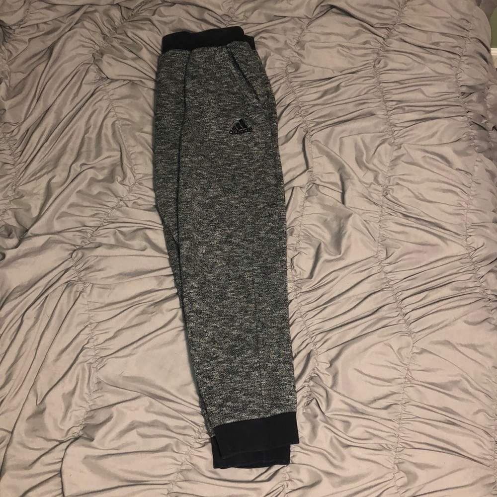 Heather Black Adidas Jogger